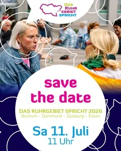 save the day, das ruhrgebiet spricht 2026, Samsatg 11. Juli, 11 Uhr